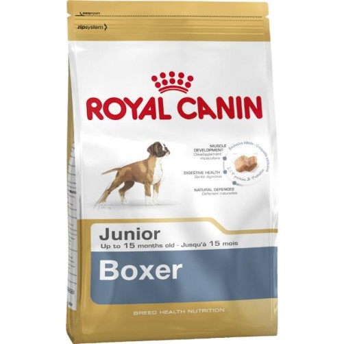 غذای خشک رویال کنین مخصوص  توله سگ و سگ جوان نژاد باکسر 2 تا 15 ماه/ 3 کیلویی/ Royal Canin Boxer Junior
